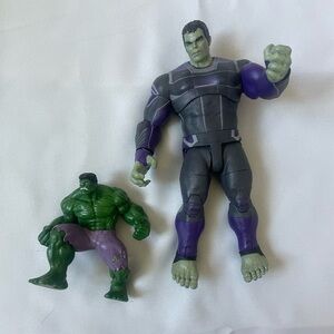 Marvel Hulk Action Figures– 9” Professor Hulk & 5” Classic Hulk Disney Toy